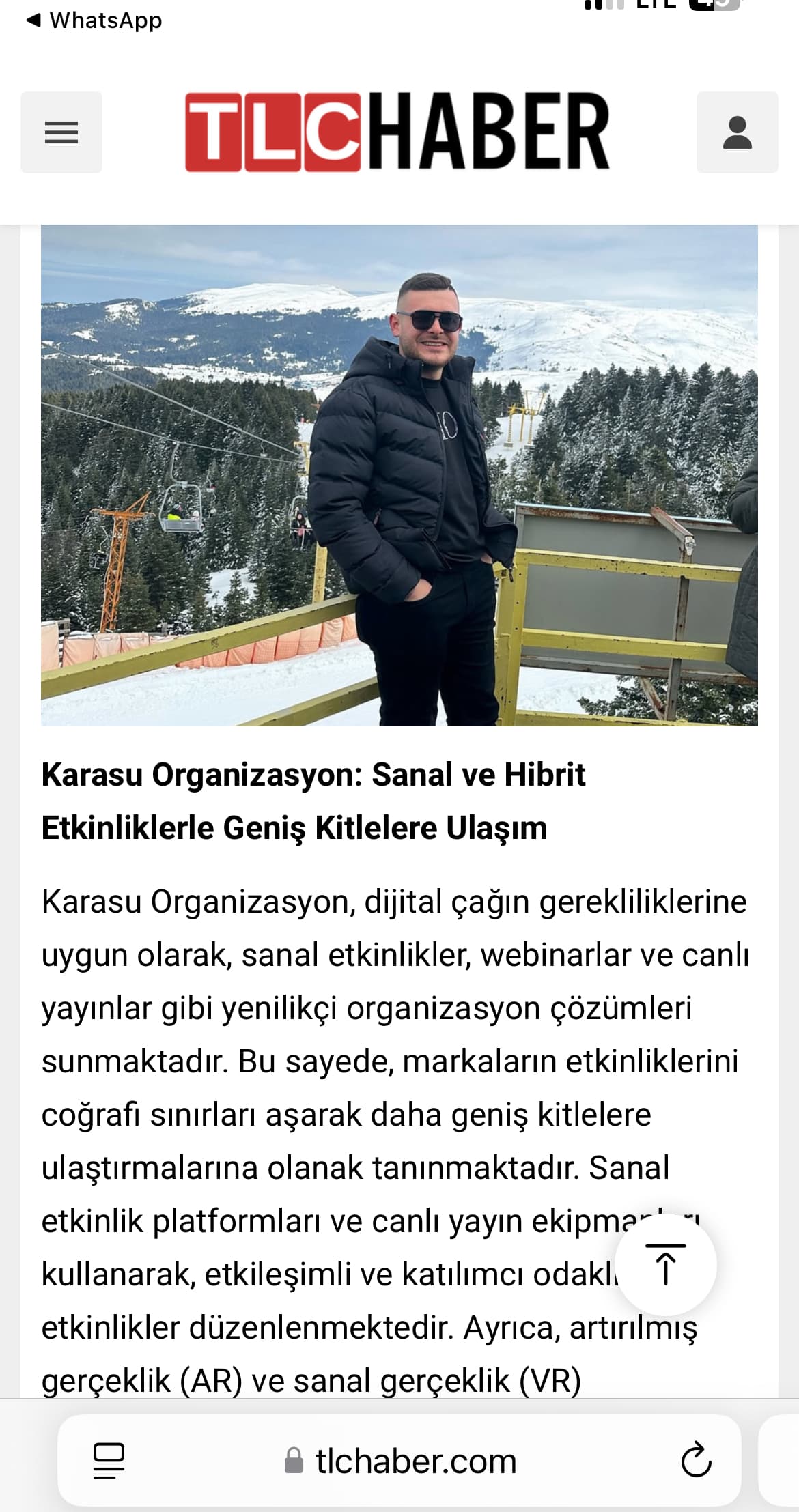 TLC Haber'de şirketimizle ilgili haber